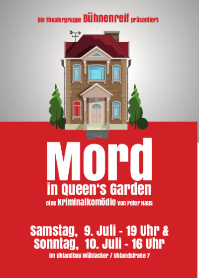 Flyer_Mord in Queens Garden_vorne